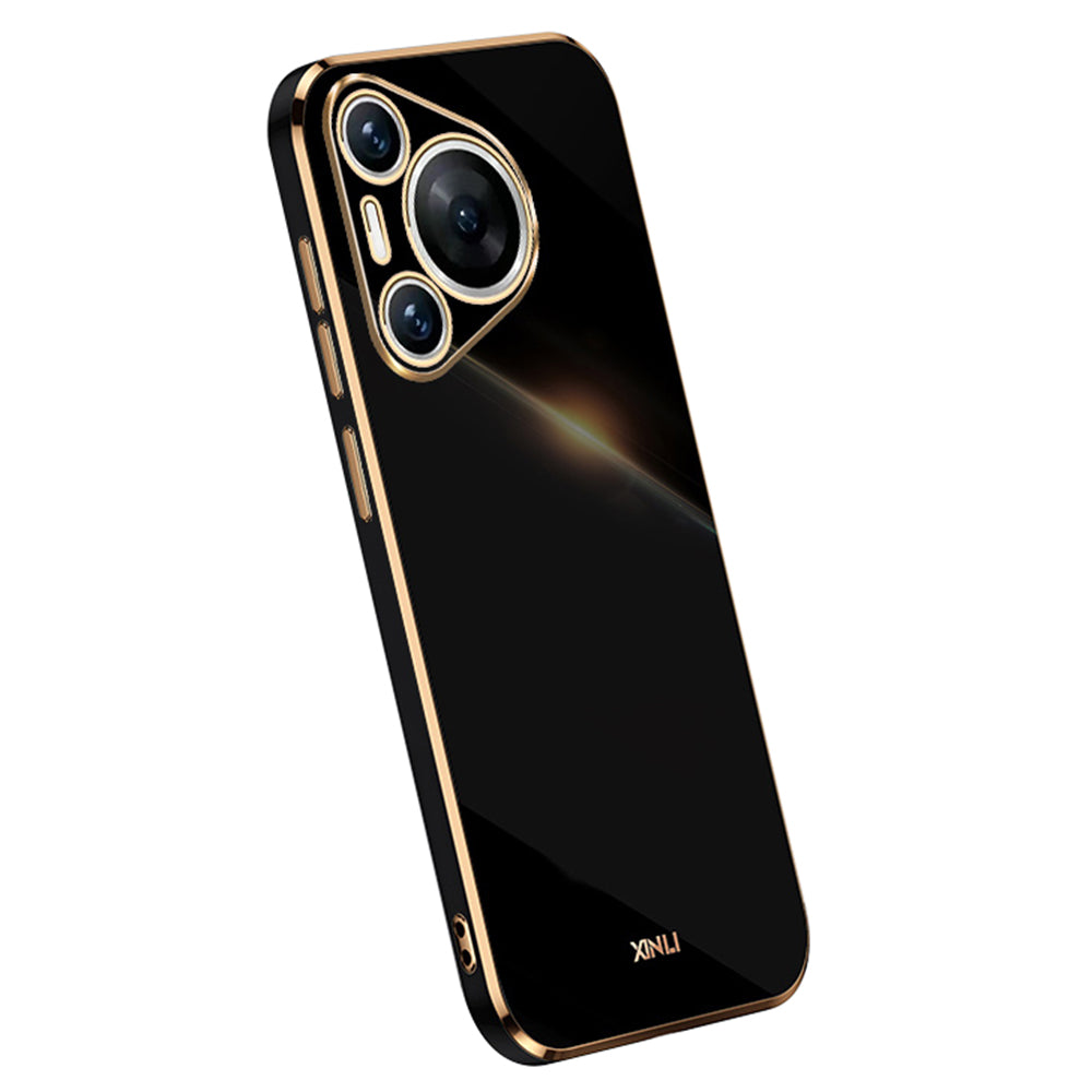 XINLI For Huawei Pura 70 Pro / Pura 70 Pro+ Case Electroplating Frame Soft TPU Phone Cover XINLI For Huawei Pura 70 Pro / Pura 70 Pro+ Case Electroplating Frame Soft TPU Phone Cover